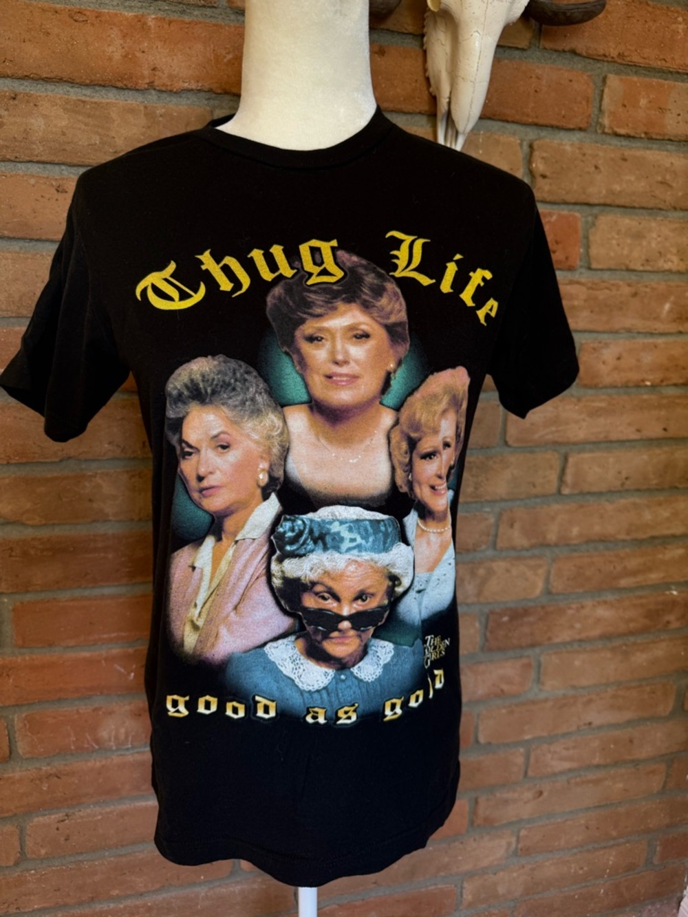 Signature Black The Golden Girls Logo Graphic Tee